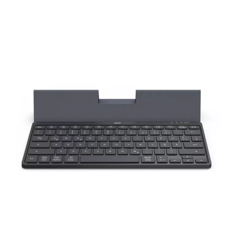 Hama Travel 600 QWERTZ German Bluetooth musta, tummanharmaa
