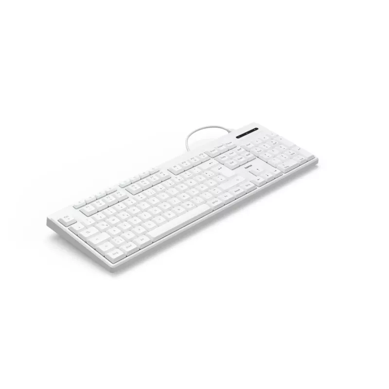 Hama CK-200 näppäimistö koti/toimisto USB QWERTZ saksa valkoinen