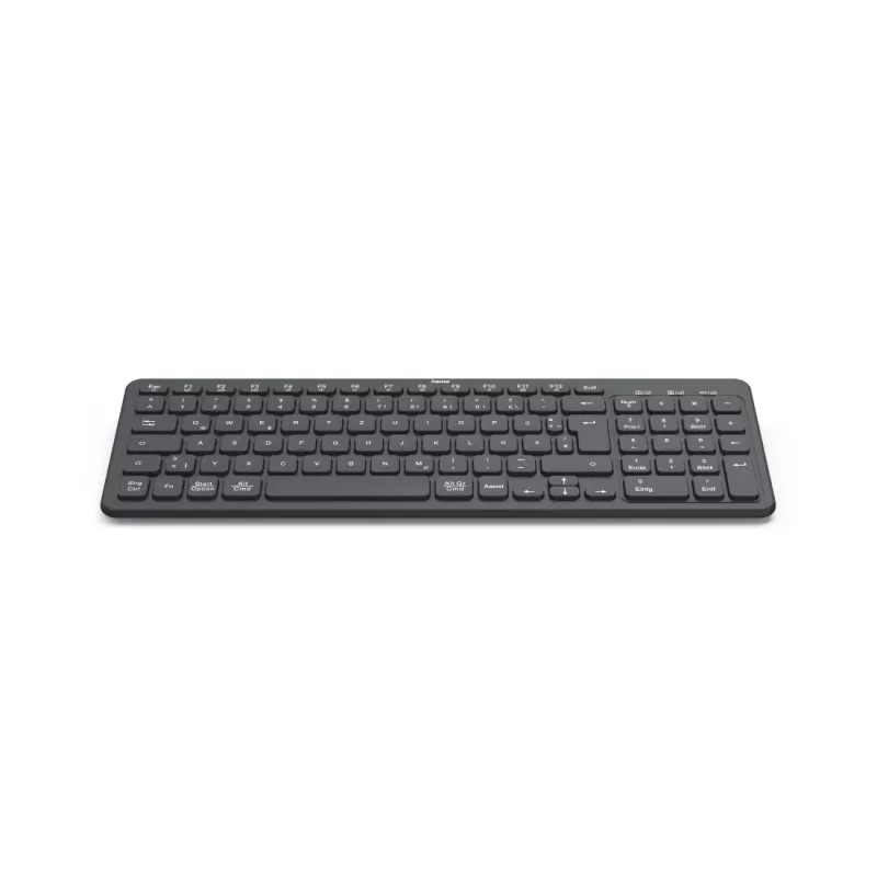 Hama WK-300 näppäimistö koti/toimisto RF langaton + Bluetooth QWERTZ musta