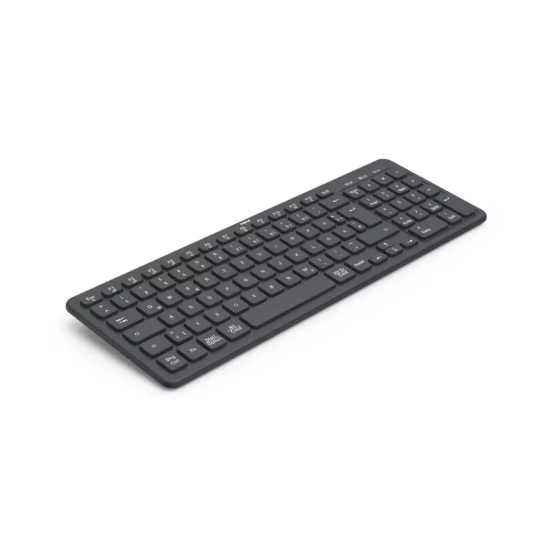 Hama WK-300 näppäimistö koti/toimisto RF langaton + Bluetooth QWERTZ musta