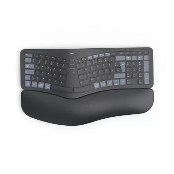 Hama WK-900 Ergo näppäimistö koti/toimisto RF langaton + Bluetooth QWERTZ saksa musta, sininen, tummanharmaa