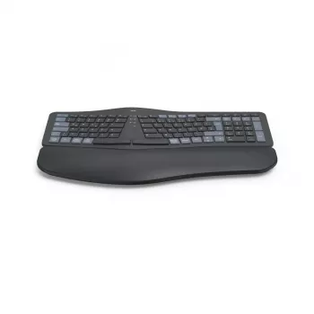 Hama WK-900 Ergo näppäimistö koti/toimisto RF langaton + Bluetooth QWERTZ saksa musta, sininen, tummanharmaa