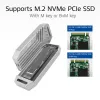 ACT USB 40 Gbit/s M.2 2280 NVMe / PCIe SSD-kotelo, työkaluvapaa