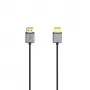 Hama 00205449 HDMI-kaapeli 1,5 m HDMI Type-A (standardi) musta, harmaa