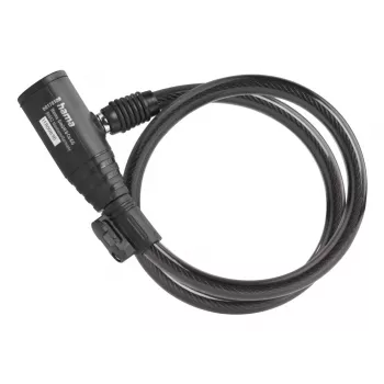 Hama 00178137 pyöränlukko musta 650 mm vaijerilukko