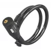 Hama 00178137 pyöränlukko musta 650 mm vaijerilukko