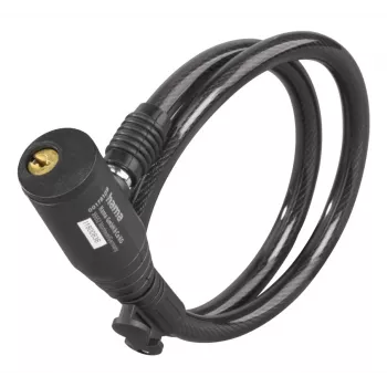 Hama 00178137 pyöränlukko musta 650 mm vaijerilukko