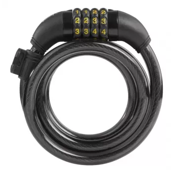 Hama 00178135 pyöränlukko musta 1200 mm vaijerilukko