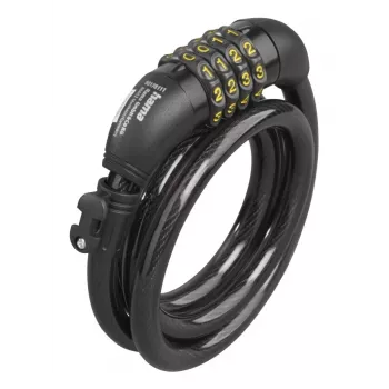 Hama 00178135 pyöränlukko musta 1200 mm vaijerilukko