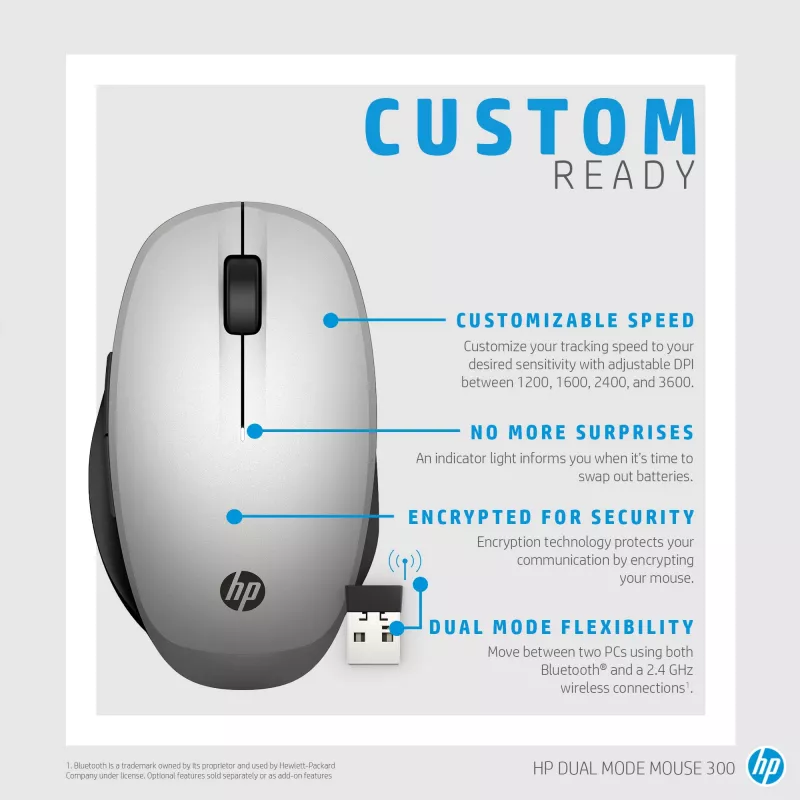 HP Dual Mode hiiri RF langaton Bluetooth