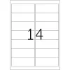 Osoitetarrat Premium HERMA 5076 A4 99,1x38,1 mm