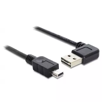 USB-kaapeli DeLOCK 5m USB 2.0 A - Mini-USB uros/uros 83381 musta
