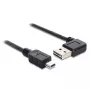USB-kaapeli DeLOCK 5m USB 2.0 A - Mini-USB uros/uros 83381 musta