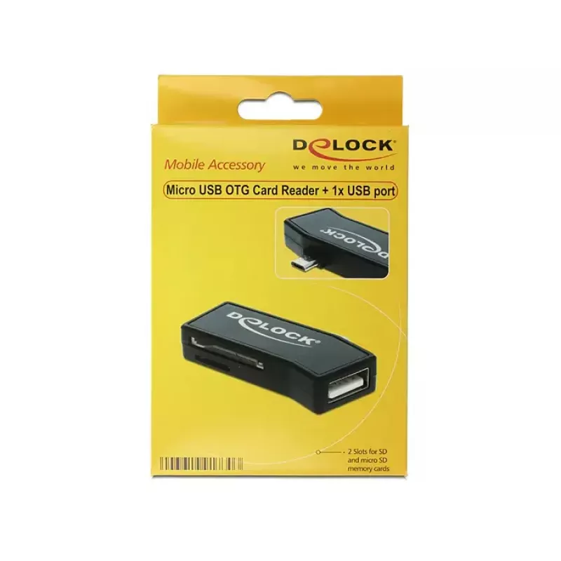Kortinlukija DeLOCK 91730 USB 2.0 musta