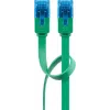 Goobay CAT 6A litteä patch-kaapeli U/UTP 1 m vihreä RJ-45