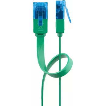 Goobay CAT 6A litteä patch-kaapeli U/UTP 1 m vihreä RJ-45