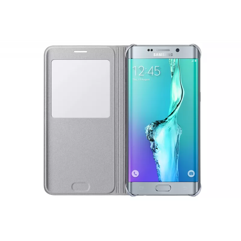 Samsung EF-CG928 puhelinkotelo folio hopea
