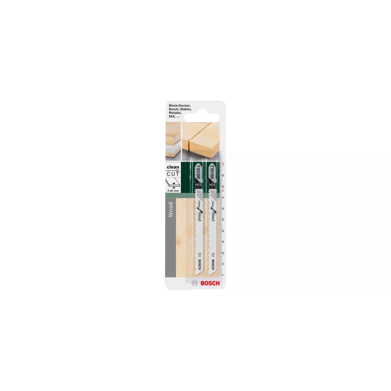 Bosch 2 609 256 724 pistosahan-/puukkosahan-/puukkosahanterä pistosahanterä hiiliteräs (HCS) 2 kpl