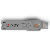 Lindy USB Type-A porttitulpan avain, oranssi