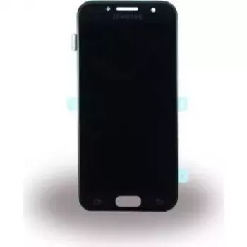 Samsung Galaxy A3 2017 näyttöyksikkö OEM GH97-19732A — musta vaihtonäyttö