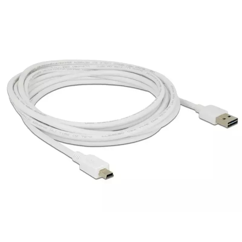 USB-kaapeli DeLOCK 3 m USB2.0-A/USB2.0 Mini-B 85161