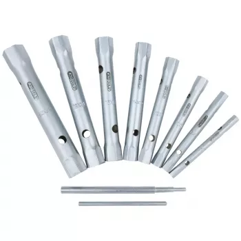 KS Tools Classic 518.0900 Putkihylsyavainsarja, 10 kpl, 6x7-20x22 mm