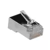 ACT RJ45 (8P/8C) suojattu modulaariliitin pyöreälle kaapelille säikeisillä johtimilla