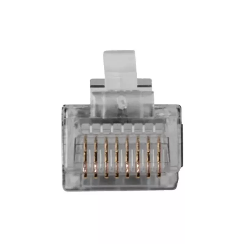 ACT RJ45 (8P/8C) suojattu modulaariliitin pyöreälle kaapelille massiivijohtimilla