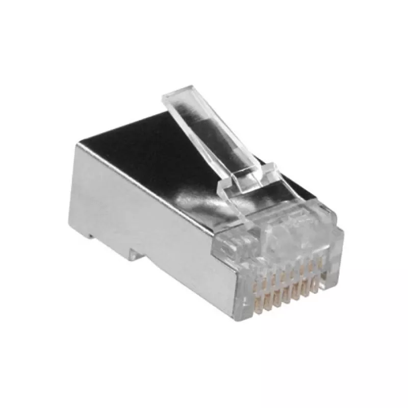 ACT RJ45 (8P/8C) suojattu modulaariliitin pyöreälle kaapelille massiivijohtimilla