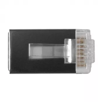 ACT RJ45 (8P/8C) CAT6 suojattu modulaariliitin pyöreälle kaapelille massiivi- tai taipuisilla johtimilla