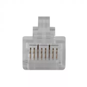 ACT RJ45 (8P/8C) CAT6 modulaariliitin pyöreälle kaapelille massiivi- tai taipuisilla johtimilla