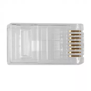 ACT RJ45 (8P/8C) CAT6 modulaariliitin pyöreälle kaapelille massiivi- tai taipuisilla johtimilla