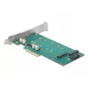 Laajennuskortti DeLOCK PCI Express x4 - M.2 Key B + M - matalaprofiili