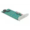 Laajennuskortti DeLOCK PCI Express x4 - M.2 Key B + M - matalaprofiili