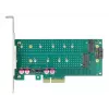 Laajennuskortti DeLOCK PCI Express x4 - M.2 Key B + M - matalaprofiili