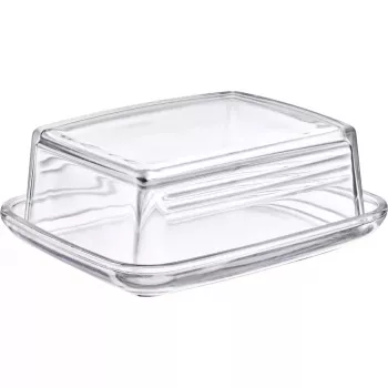 Westmark 20852260 voirasialevy, suorakaiteen muotoinen lasi, 143×118×55 mm, läpinäkyvä