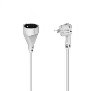Hama 00223243 jatkojohto 5 m 1 AC-lähtö sisäkäyttöön valkoinen