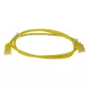 ACT keltainen 7 metriä LSZH U/UTP CAT6 datakeskuksen slimline-patchkaapeli napsautussuojalla ja RJ45-liittimillä