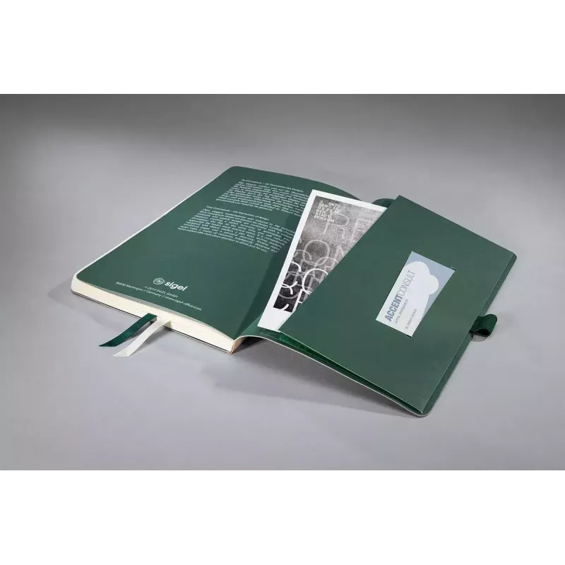 Kirjoitusvihko Sigel CO674 A5 194 arkkia ruskea pisteviiva