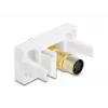 DeLOCK 90872 kaapeliadapteri Mini-DIN 4-napainen valkoinen