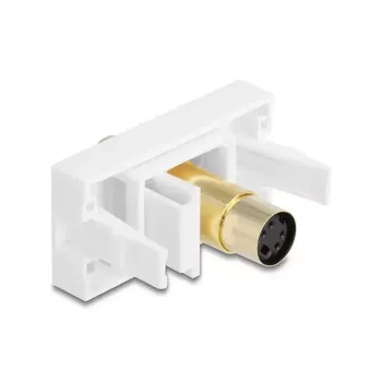 DeLOCK 90872 kaapeliadapteri Mini-DIN 4-napainen valkoinen