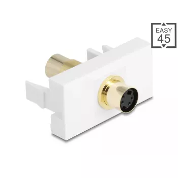 DeLOCK 90872 kaapeliadapteri Mini-DIN 4-napainen valkoinen