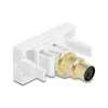 DeLOCK 90873 kaapeliadapteri Mini-DIN 6-napainen valkoinen