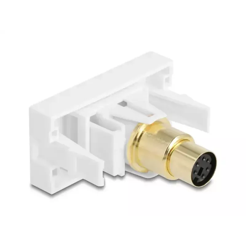 DeLOCK 90873 kaapeliadapteri Mini-DIN 6-napainen valkoinen