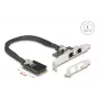 DeLOCK 95280 sisäinen RJ-45-adapteri Mini PCI Express 4 Gbit/s