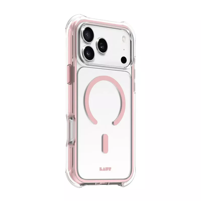 Puhelinkotelo LAUT AERO PROTECT 17,5 cm pinkki läpinäkyvä