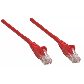 Intellinet verkkokaapeli, Cat5e, 20 m, punainen, CCA, U/UTP, PVC, RJ45, kullatut kontaktit, takertumaton, taittumissuojalla, elinikäinen takuu