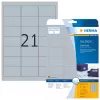Itseliimautuva tulostintarra HERMA Labels A4 63,5x38,1 mm hopea kalvo kiiltävä