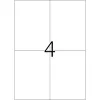 Itseliimautuva tulostintarra HERMA 8630 A4 105x148 mm