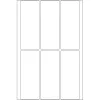 Yleisötarrat HERMA 32x82 mm valkoinen paperi matta 192 kpl